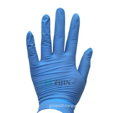 Blue disposable gloves nitrile